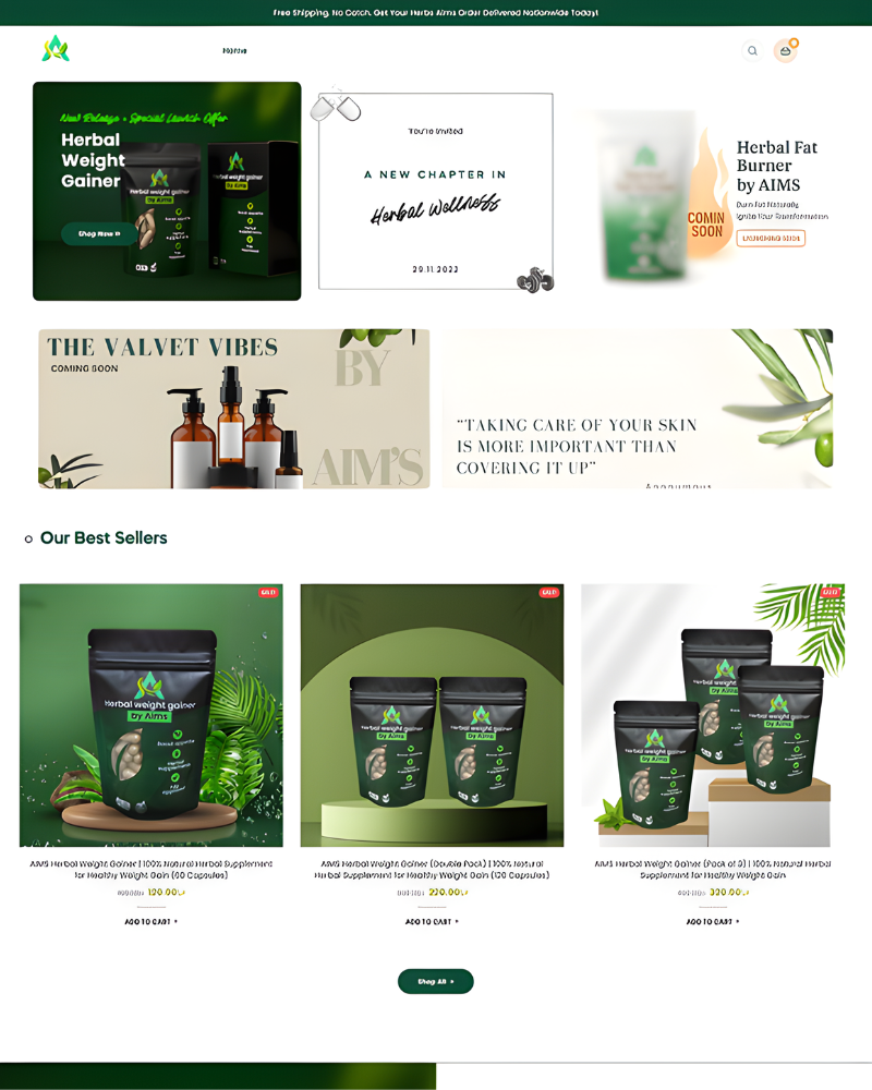 Custom website portfolio - WordPress, Shopify, React development by Ali Haseeb Islamabad